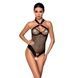 Сетчатый боди с халтером Amanda Body black S/M - PassionSO5316,1 - интернет-магазин интимных товаров Squitter