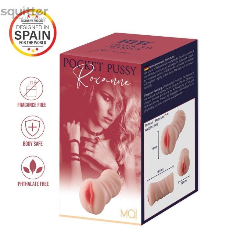 Мастурбатор-вагина MAI Pocket Pussy Roxanne Flesh SO7548 - онлайн-сексшоп Сквитер
