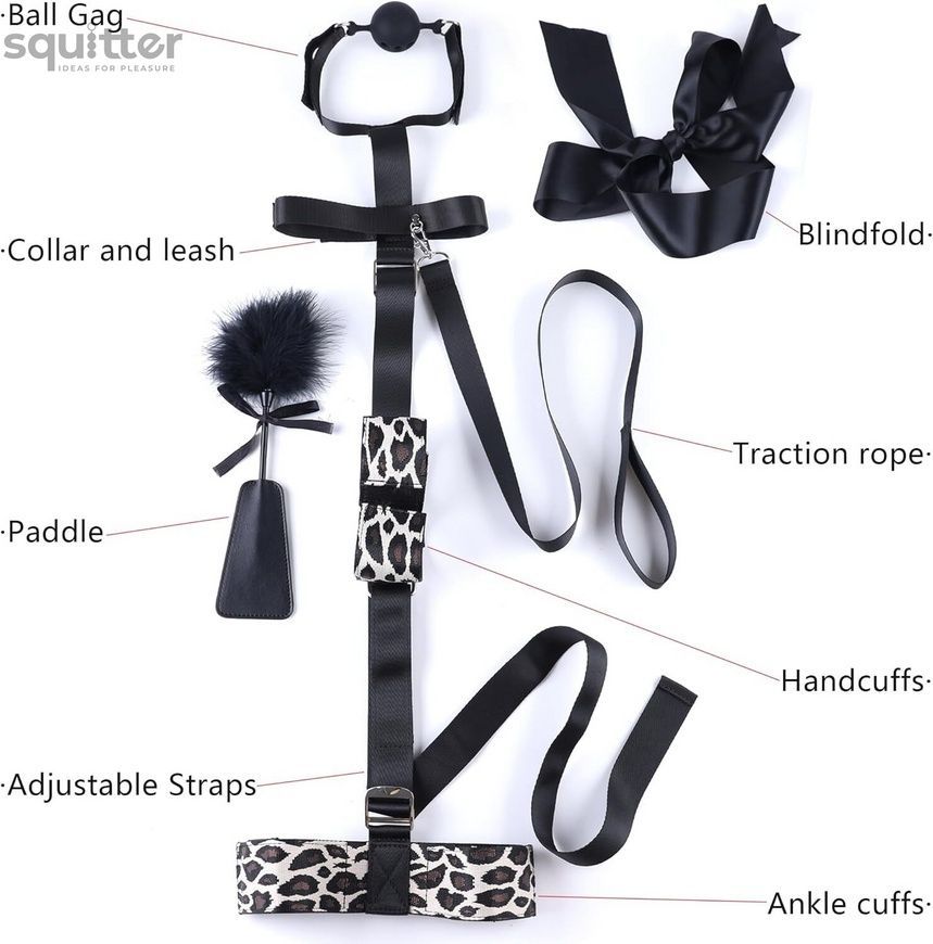 БДСМ-набір LOCKINK YEAHWOW Armbinder Restraint Set Black SX2843 - онлайн-сексшоп Сквітер
