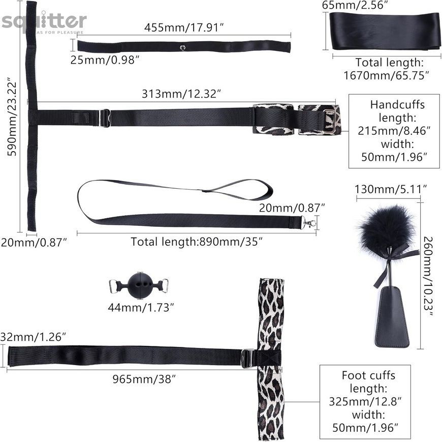 БДСМ-набір LOCKINK YEAHWOW Armbinder Restraint Set Black SX2843 - онлайн-сексшоп Сквітер