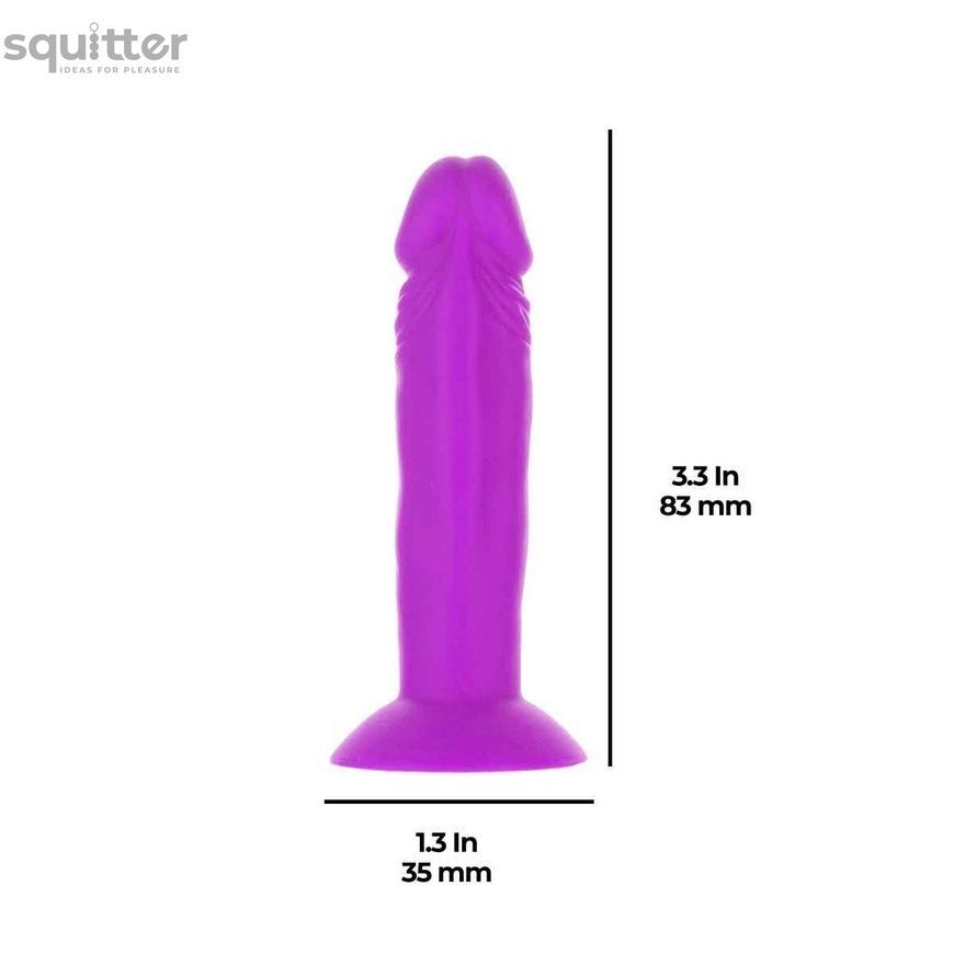 Набір фалоімітаторів ADDICTION Silly Willy 3.3&rdquo; Silicone Dildo, 3 кольори, 12 шт SX3154 - онлайн-сексшоп Сквітер