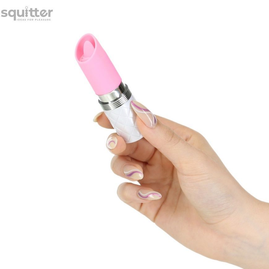 Вібратор Pillow Talk Lusty Luxurious Flickering Massager - Pink SO7751 - онлайн-сексшоп Сквітер