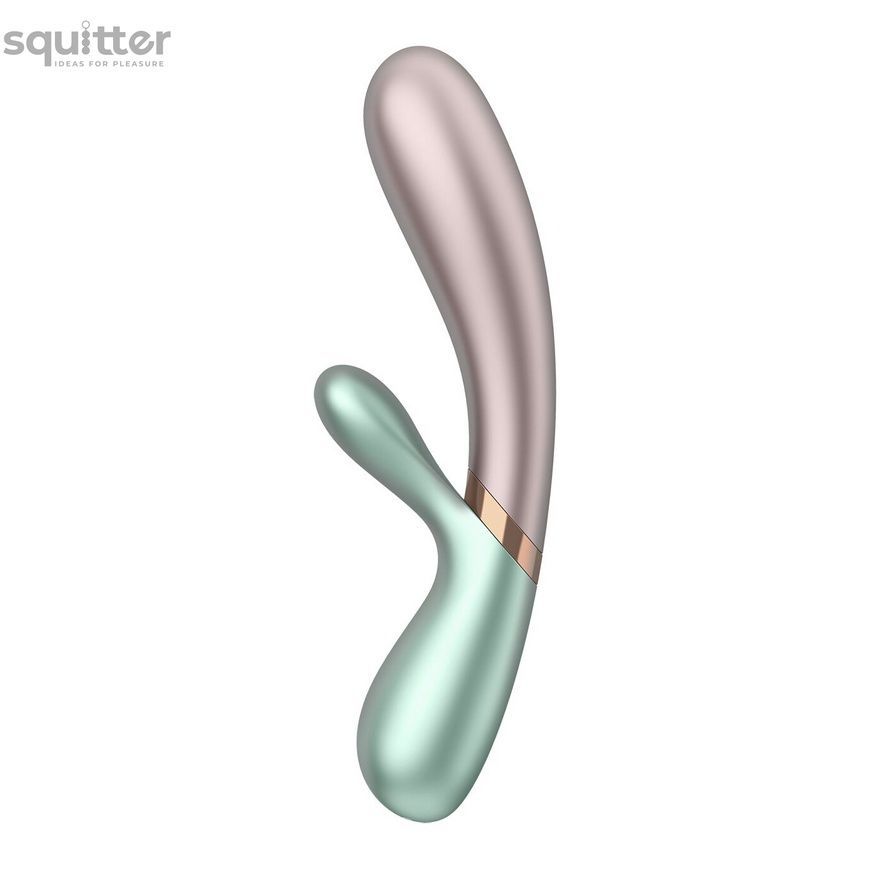 Смарт вібратор-кролик із підігрівом Satisfyer Hot Lover Green SO5542 - онлайн-сексшоп Сквітер
