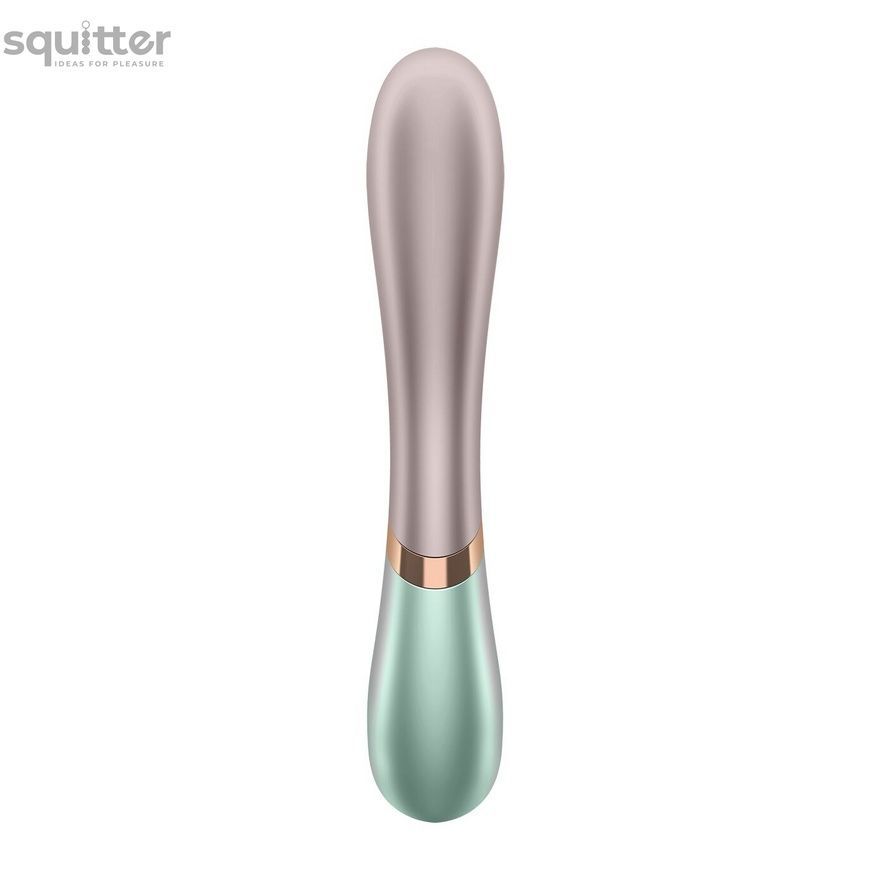 Смарт вібратор-кролик із підігрівом Satisfyer Hot Lover Green SO5542 - онлайн-сексшоп Сквітер