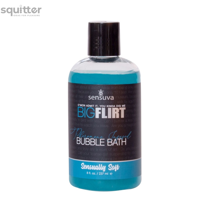 Піна для ванни Sensuva — Big Flirt Pheromone Bubble Bath — Sensually Soft (237 мл) SO7850 фото