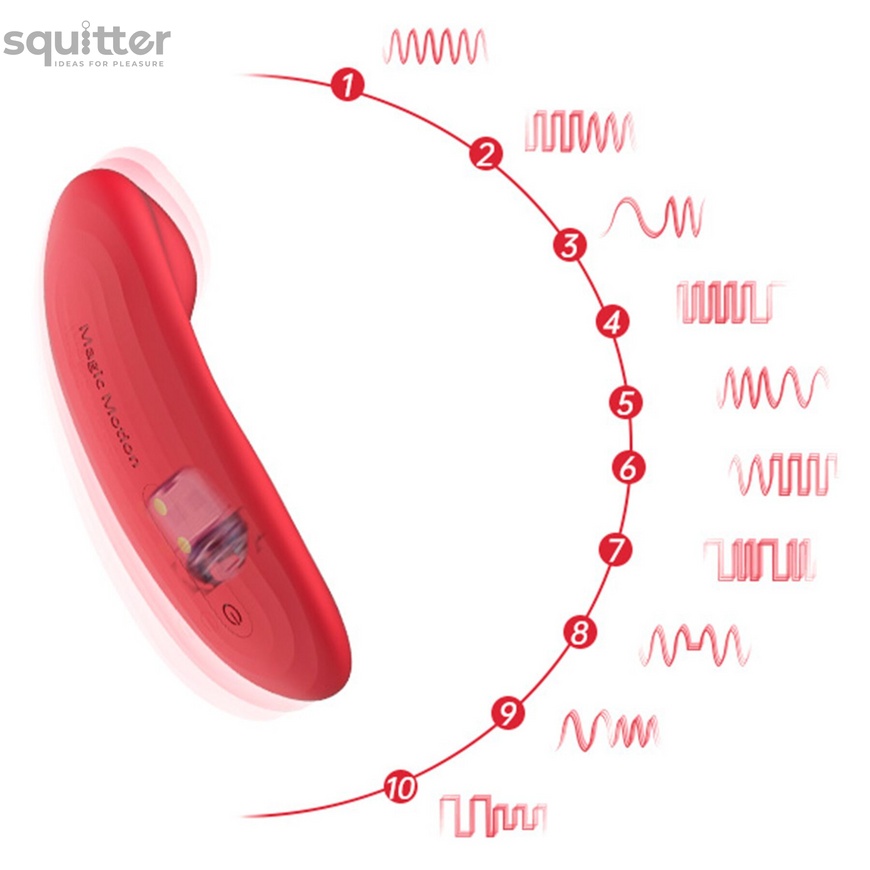 Смарт-вибратор в трусики Magic Motion Nyx Red SO4949 фото