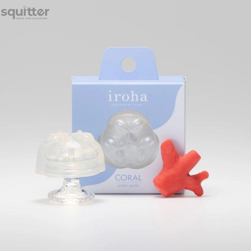 Стимулятор для ерогенних зон IROHA Petit &ndash; Coral, можна охолоджувати та нагрівати SX2286 - онлайн-сексшоп Сквітер