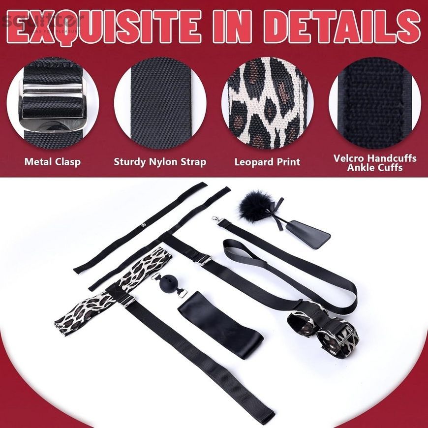 БДСМ-набір LOCKINK YEAHWOW Armbinder Restraint Set Black SX2843 - онлайн-сексшоп Сквітер