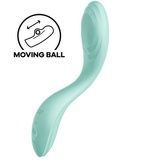 Вібратор із перлинною стимуляцією точки G Satisfyer Rrrolling Pleasure Mint SO6075 - онлайн-сексшоп Сквітер