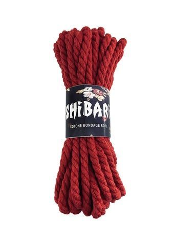 Хлопковая веревка для Шибари Feral Feelings Shibari Rope, 8 м красная SO4003 - онлайн-сексшоп Сквитер
