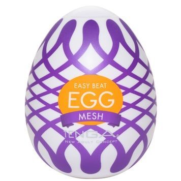 Мастурбатор-яйце Tenga Egg Mesh із сітчастим рельєфом SO5496 - онлайн-сексшоп Сквітер