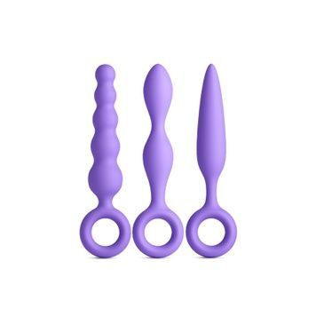 Набір анальних іграшок NS Novelties INYA - Trio Kit - Purple SX4351 - онлайн-сексшоп Сквітер