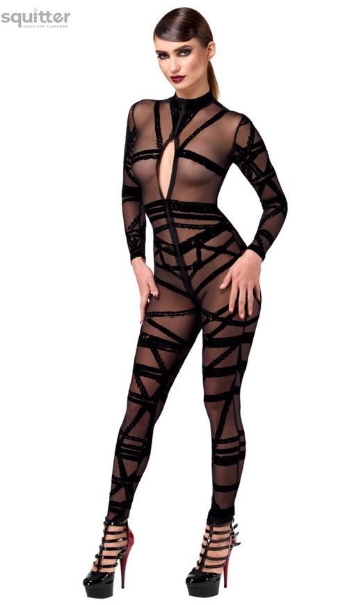 Комбінезон Noir Handmade F357 Bondesque Catsuit L SX4054 - онлайн-сексшоп Сквітер