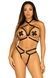 Leg Avenue Satin elastic harness teddy O/SSO8559,1 - интернет-магазин интимных товаров Squitter