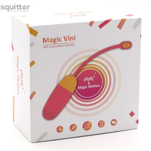 Смарт-виброяйцо Magic Motion Vini Orange, управление со смартфона SO4481 фото