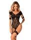 Нейлоновий бодістокінг з імітацією гартер Obsessive Bodystocking G334 S/M/L, black, з доступом SO7700,1 - інтернет-магазин інтимних товарів Squitter