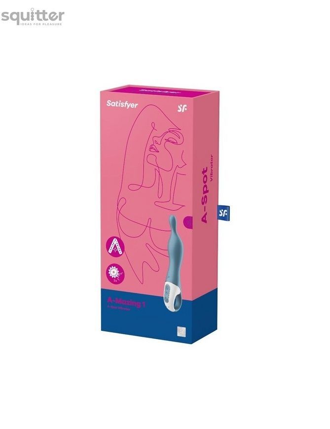 Вібратор для точки А Satisfyer A-Mazing 1 Blue SO6123 - онлайн-сексшоп Сквітер