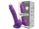 Фалоімітатор SilexD Johnny Purple (MODEL 1 size 7in), двошаровий, силікон+Silexpan, діаметр 3,8 см SO8210,3 - інтернет-магазин інтимних товарів Squitter