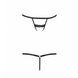 Трусики стрепи Passion Exclusive SHELLY THONG XXL/XXXL, black SO6422,5 - інтернет-магазин інтимних товарів Squitter