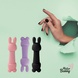 Мини-вибратор FeelzToys Mister Bunny Purple с двумя насадками SO4439 фото 6