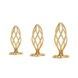 Металева анальна пробка LOCKINK SEVANDA Hollow Spiral Golden, S, золотиста, діаметр 2,6 см SX0882,10 - інтернет-магазин інтимних товарів Squitter