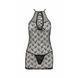 Полупрозрачная сорочка AZALIA CHEMISE black S/M PassionSO4135,5 - интернет-магазин интимных товаров Squitter