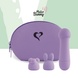 Мини-вибратор FeelzToys Mister Bunny Purple с двумя насадками SO4439 фото 4