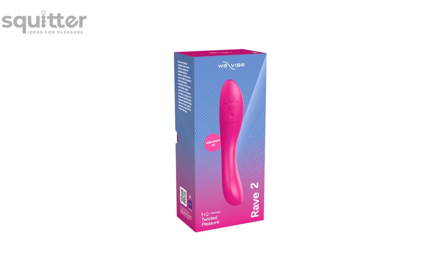 Вібратор We-Vibe Rave 2 Twisted Pleasure Pink SO8769 фото