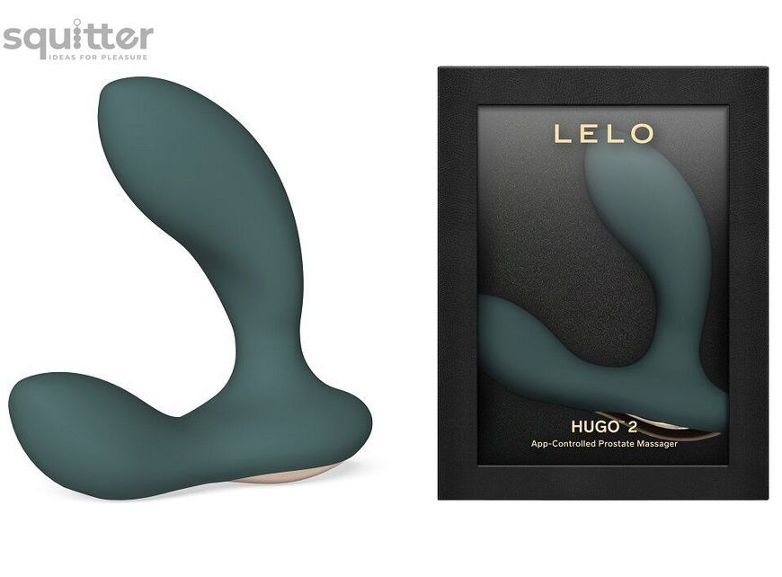 Смарт-масажер простати LELO Hugo 2 Green, 2 мотори, підвищена потужність SX0688 - онлайн-сексшоп Сквітер