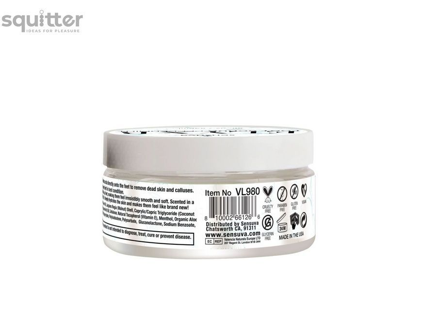 Скраб для ніг Sensuva ELXYR Foot Scrub Peppermint (236 мл) SX2893 - онлайн-сексшоп Сквітер