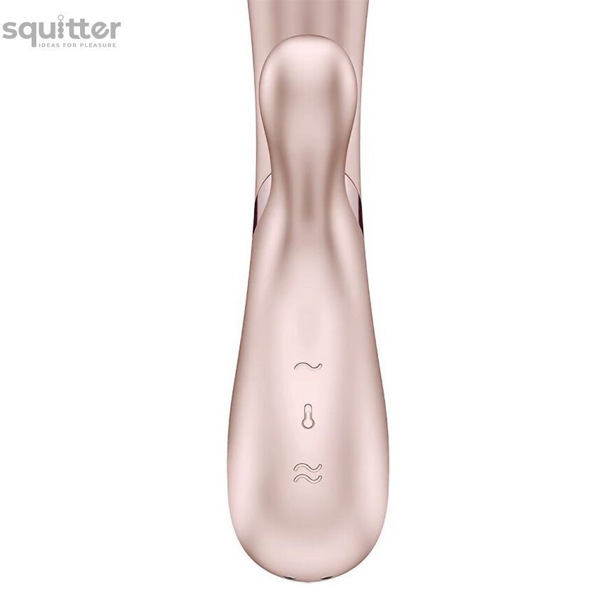 Смарт вибратор-кролик с подогревом Satisfyer Hot Lover Nude SO5543 - онлайн-сексшоп Сквитер