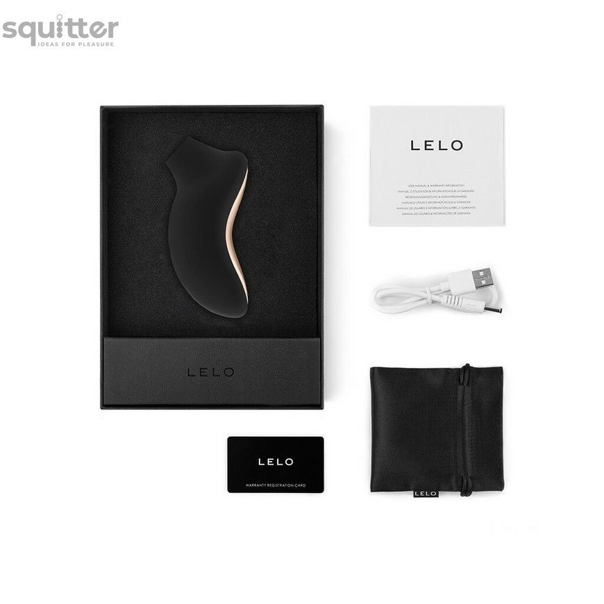 Звуковий стимулятор клітора LELO SONA Black SO8688 - онлайн-сексшоп Сквітер