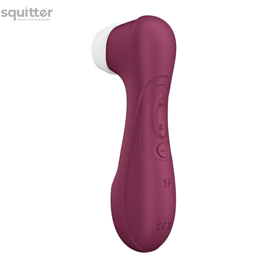 Вакуумний кліторальний стимулятор Satisfyer Pro 2 Generation 3 with Liquid Air Wine Red SO7772 фото