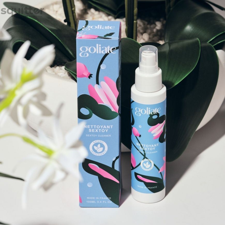 Антибактеріальний спрей для іграшок Goliate Nettoyant Sextoy 100 мл, безпечний для тіла SX3018 - онлайн-сексшоп Сквітер