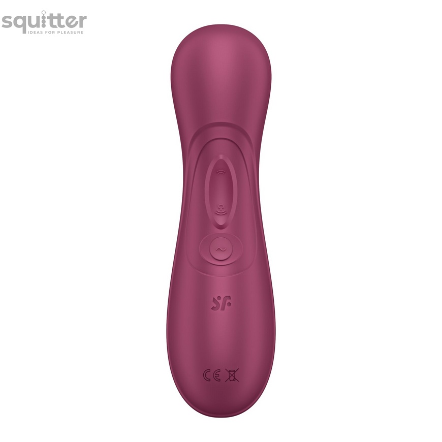 Вакуумний кліторальний стимулятор Satisfyer Pro 2 Generation 3 with Liquid Air Wine Red SO7772 фото