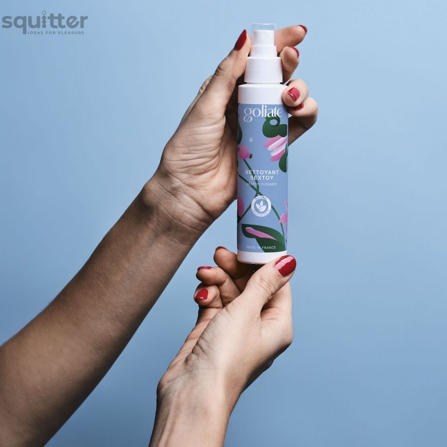 Антибактеріальний спрей для іграшок Goliate Nettoyant Sextoy 100 мл, безпечний для тіла SX3018 - онлайн-сексшоп Сквітер