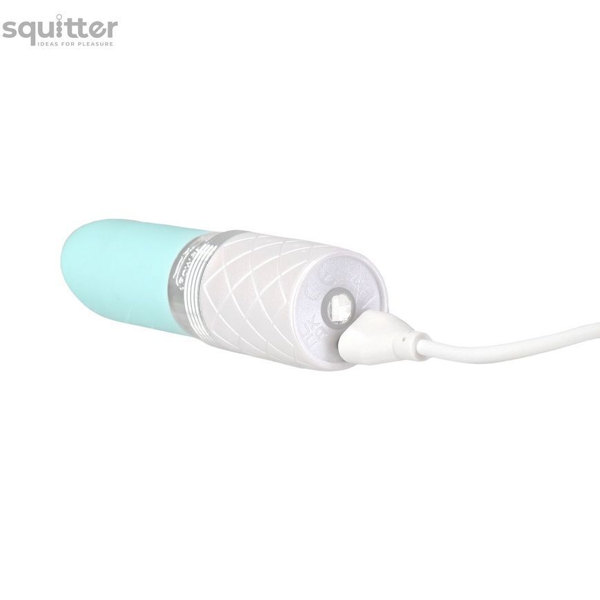 Вібратор Pillow Talk Lusty Luxurious Flickering Massager - Teal SO7752 - онлайн-сексшоп Сквітер