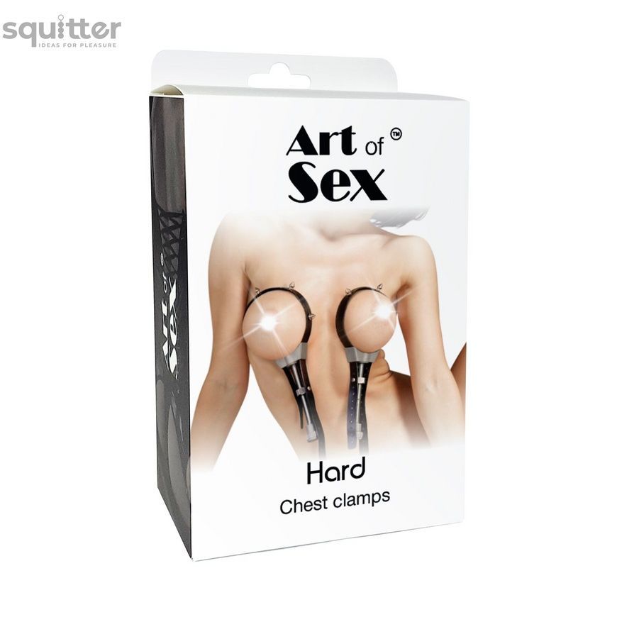 Зажимы для груди с шипами Art of Sex - Hard Chest clamps SO8302 - онлайн-сексшоп Сквитер