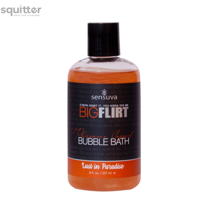 Пена для ванны Sensuva — Big Flirt Pheromone Bubble Bath — Lust in Paradise (237 мл) SO7851 фото