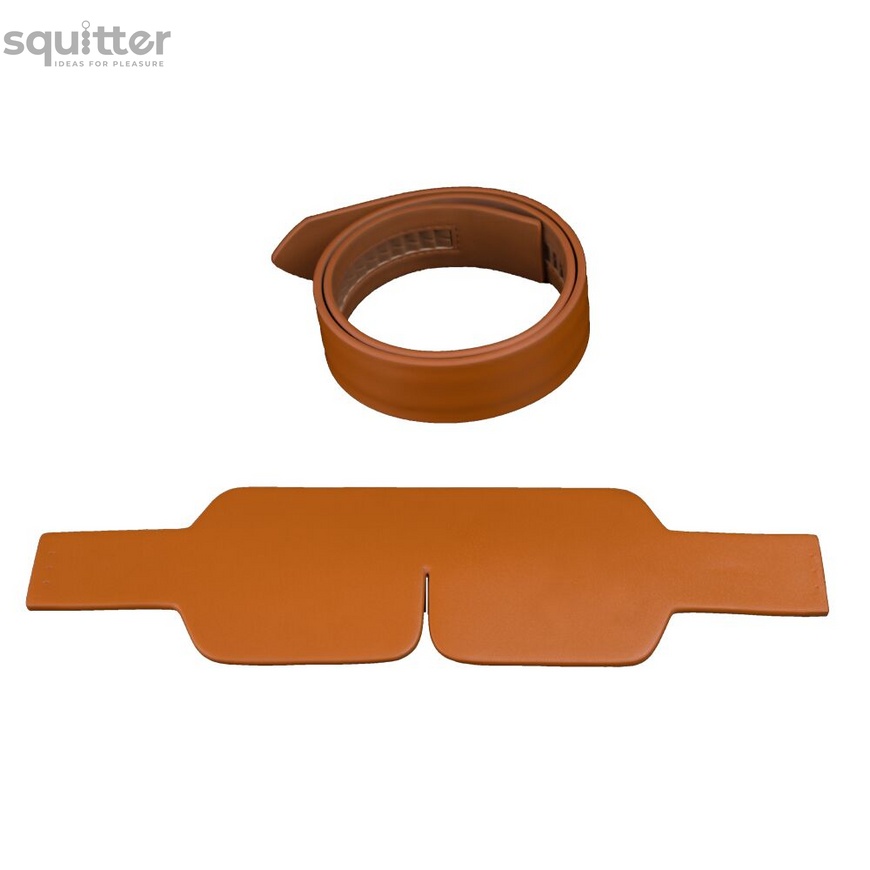 Маска на очі LOCKINK Blindfold Kit- Brown SX0832 фото