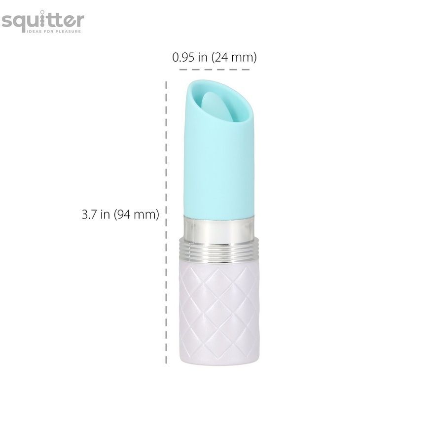 Вібратор Pillow Talk Lusty Luxurious Flickering Massager - Teal SO7752 - онлайн-сексшоп Сквітер
