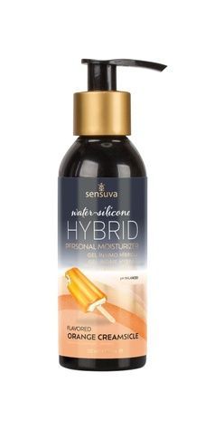 Смазка водно-силиконовая Sensuva Hybrid Orange Creamsicle (125мл) без сахара, можно для оральных лас SO3248 - онлайн-сексшоп Сквитер