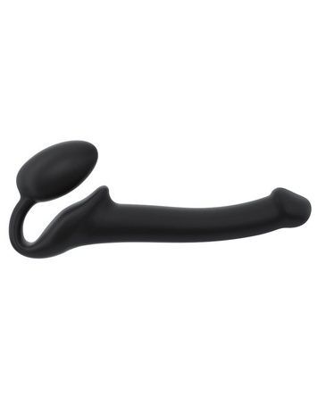 Безремневой страпон Strap-On-Me Black S, полностью регулируемый, диаметр 2,7см SO2710 - онлайн-сексшоп Сквитер