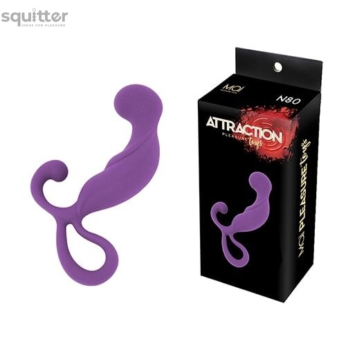 Массажер простаты MAI Attraction Toys №80 Purple, длина 13.4см, диаметр 3.2см SO4640 фото