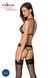 Комплект білизни Passion SATARA SET XXL/XXXL black, топ, пояс для панчіх, стрінги SO8483,2 - інтернет-магазин інтимних товарів Squitter