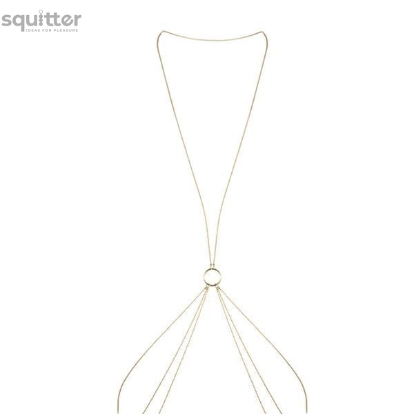 Цепочка для тела Bijoux Indiscrets Magnifique 8 Body Chain - Gold, украшение для тела SO2654 фото