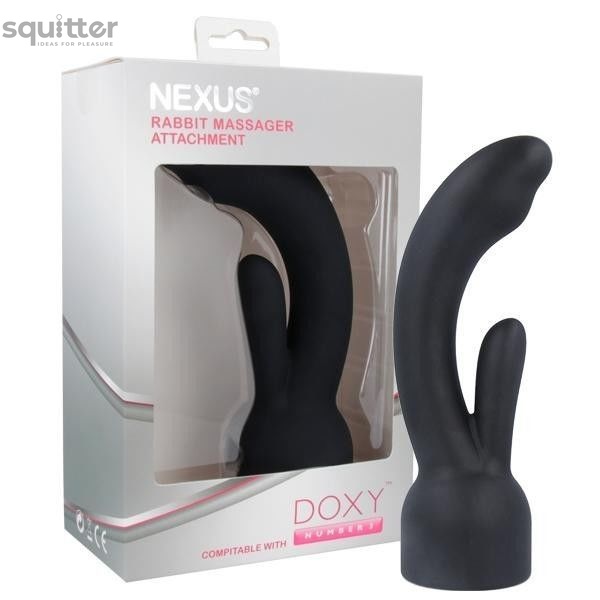 Насадка для вібромасажера Doxy Number 3 - Nexus Rabbit Massager у вигляді вібратора-кролика SO3070 фото