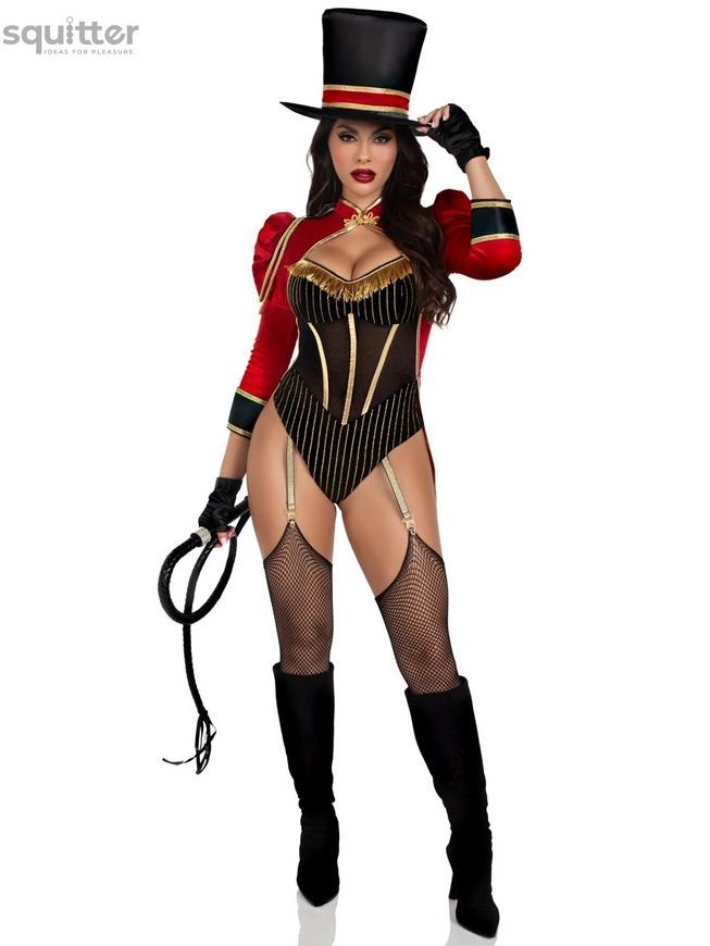 Костюм циркачки Leg Avenue Ravishing Ringmaster Bodysuit XS SX2788 - онлайн-сексшоп Сквітер