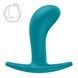 Анальна пробка Fun Factory BOOTIE M Aquamarine, діаметр 3,3 см, тонкий обмежувач SX3729,1 - інтернет-магазин інтимних товарів Squitter