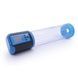 Автоматична вакуумна помпа Men Powerup Passion Pump Blue, LED-табло, перезаряджувана, 8 режимів SO6298,2 - інтернет-магазин інтимних товарів Squitter